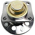 Rear, Driver and Passenger Side Wheel Hub, 5 Lugs, With Bearing