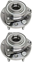 Front or Rear, Driver and Passenger Side Wheel Hub, 5 Lugs, With Bearing, 2.4L, 4Cyl
