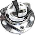 Front or Rear, Driver and Passenger Side Wheel Hub, 5 Lugs, With Bearing, With Sensor