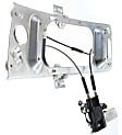 Coupe Front, Driver and Passenger Side Power Window Regulator, With Motor