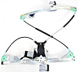 Front, Driver and Passenger Side Power Window Regulator, With Motor