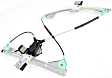 Front, Driver and Passenger Side Power Window Regulator, With Motor