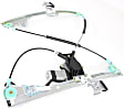 Front, Driver and Passenger Side Power Window Regulator, With Motor