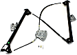 Front, Driver and Passenger Side Power Window Regulator, Without Motor