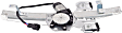 Front and Rear, Driver and Passenger Side Power Window Regulator, With Motor