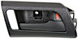 Rear, Driver and Passenger Side Black Interior Door Handle, Sedan
