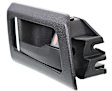 Rear, Driver and Passenger Side Black Interior Door Handle, Sedan