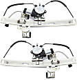 2006 Pontiac Grand Prix - Rear, Driver and Passenger Side Power Window Regulator, With Motor