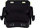 Front, Driver and Passenger Side Window Switches, Black, 1-Button