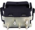 Front, Driver and Passenger Side Window Switches, Black, 1-Button
