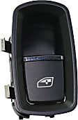 Front and Rear, Driver and Passenger Side Window Switches, Black