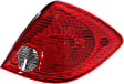 Driver and Passenger Side Halogen Tail Light, With bulb(s), OE Replacement