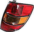 Driver and Passenger Side Halogen Tail Light, With bulb(s), OE Replacement