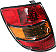 Driver and Passenger Side Halogen Tail Light, With bulb(s), OE Replacement