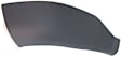 Rear, Driver and Passenger Side Bumper End, Textured Plastic