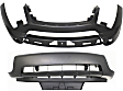 Front, Upper and Lower Bumper Covers, Primed