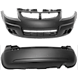 Hatchback Front and Rear Primed Bumper Cover