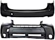 Front and Rear Primed Bumper Cover CAPA Certified