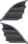 2016 Scion tC - Front, Driver and Passenger Side Bumper Grille, Textured Black
