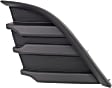 2016 Scion tC - Front, Driver and Passenger Side Bumper Grille, Textured Black