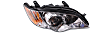 2008-2009 Subaru Legacy - Driver and Passenger Side Halogen Headlight, With bulb(s), OE Replacement