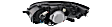 2008-2009 Subaru Legacy - Driver and Passenger Side Halogen Headlight, With bulb(s), OE Replacement