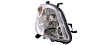 Driver and Passenger Side Headlights, without Bulbs, Halogen, Hatchback