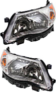2011 Subaru Forester - Driver and Passenger Side Halogen Headlight, With bulb(s), OE Replacement