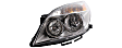 2009 Saturn Aura - Driver and Passenger Side Halogen Headlight, With bulb(s), OE Replacement, Sedan