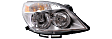2009 Saturn Aura - Driver and Passenger Side Halogen Headlight, With bulb(s), OE Replacement, Sedan