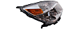 2009 Saturn Aura - Driver and Passenger Side Halogen Headlight, With bulb(s), OE Replacement, Sedan