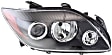Driver and Passenger Side Headlights, without Bulbs, Halogen, For Models without Base Package, with seal and socket covers