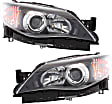 2009 Subaru Impreza - Driver and Passenger Side Halogen Headlight, With bulb(s), OE Replacement, Hatchback