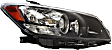 Driver and Passenger Side Halogen Headlight, Without bulb(s), OE Replacement