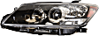 Driver and Passenger Side Halogen Headlight, Without bulb(s), OE Replacement, CAPA Certified