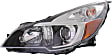 2013-2014 Subaru Legacy - Driver and Passenger Side Headlights, with Bulbs, Halogen, with wiring harness