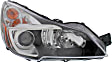 2013-2014 Subaru Legacy - Driver and Passenger Side Headlights, with Bulbs, Halogen, with wiring harness
