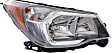 Driver and Passenger Side Headlights, with Bulbs, Halogen, 2.0L Turbo Models, with wiring harness