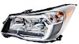 Driver and Passenger Side Headlights, with Bulbs, Halogen, 2.0L Turbo Models, with wiring harness, CAPA Certified