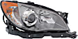 Driver and Passenger Side Halogen Headlight, With bulb(s), OE Replacement, CAPA Certified