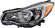 Driver and Passenger Side Headlights, with Bulbs, Halogen, with wiring harness, CAPA Certified