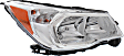 2016 Subaru Forester - Driver and Passenger Side Halogen Headlight, With bulb(s), OE Replacement