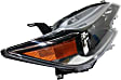 Driver and Passenger Side Halogen Headlight, Without bulb(s), OE Replacement, CAPA Certified