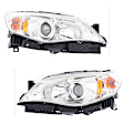 2012 Subaru Impreza - Driver and Passenger Side Halogen Headlight, With bulb(s), OE Replacement, Sedan