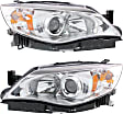 2013 Subaru Impreza - Driver and Passenger Side Halogen Headlight, With bulb(s), OE Replacement, Sedan, CAPA Certified