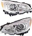 2017 Subaru Outback - Driver and Passenger Side Halogen Headlight, With bulb(s), OE Replacement, CAPA Certified
