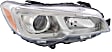 Driver and Passenger Side Halogen Headlight, With bulb(s), OE Replacement