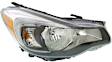 Driver and Passenger Side Halogen Headlight, With bulb(s), OE Replacement