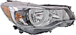 Driver and Passenger Side Halogen Headlight, With bulb(s), OE Replacement