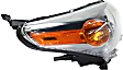 Driver and Passenger Side Halogen Headlight, Without bulb(s), OE Replacement, CAPA Certified